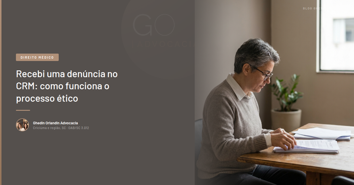 Recebi uma denúncia no CRM: como funciona o processo ético